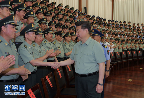 習(xí)近平在接見駐浙部隊(duì)領(lǐng)導(dǎo)干部時強(qiáng)調(diào)