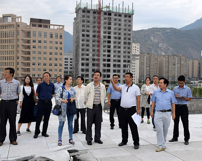 省、市聯(lián)合工作組蒞臨階州廣場檢查指導工作